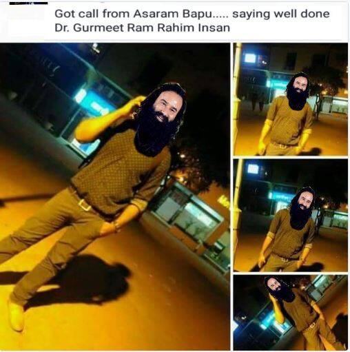 फोन पर जब आसाराम बापू से बात हुई तब उन्होंने कहा कि बहुत अच्छे: राम रहीम