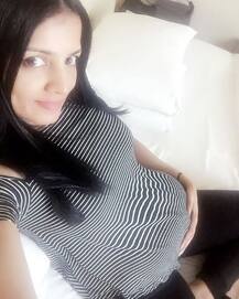 प्रेग्नेंसी के फाइनल स्टेज में चल रही सेलिना ने फ्लॉन्ट किया अपना बेबी बंप