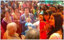 PICS : गणपति पूजा के लिए यहां पहुंचे सचिन और ऐश्वर्या, जानें पंडाल की खासियत...