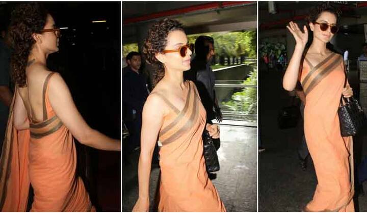 तस्वीरों में आप दिग्गज बॉलीवुड अदाकारा कंगना रनौत को देख सकते हैं.