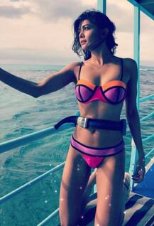 एक्स \'बिग बॉस\' कंटेस्टेंट साक्षी प्रधान नजर आईं बिकिनी में, इंस्टाग्राम पर शेयर की तस्वीरें