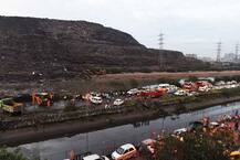  गाजीपुर: कूड़े का पहाड़ टूटकर गिरा तो ऐसा लगा कूड़े का तूफान आ गया हो, देखिए तस्वीरें