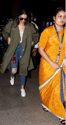 तस्वीरों में | \'पद्मावती\' का Latest Airport Look !