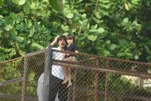 शाहरुख ने बेटे अबराम के साथ फैंस को दी ईद की मुबारकबाद