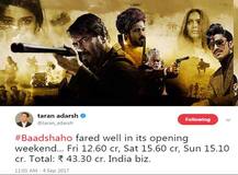 Opening Weekend: तीन दिनों में \'बादशाहो\' ने की है शानदार कमाई, अजय देवगन ने फैंस को कहा- Thanks