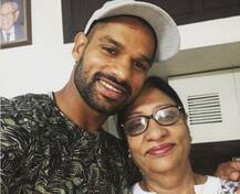 शिखर धवन ने तस्वीर शेयर कर बताया, सुधर रही है मां की सेहत