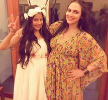 PICS : बेस्ट फ्रेंड चीनू के बेबी शॉवर में ईशा देओल ने फ्लॉन्ट किया अपना बेबी बंप