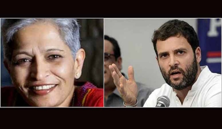 Gauri Lankesh Murder Anyone Speaking Against Bjp Gets Killed Says Rahul Gandhi बीजेपी- RSS के खिलाफ बोलने वालों की हत्या कर दी जाती है: राहुल गांधी