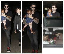 एयरपोर्ट से बेटी निशा को गोद में लिए निकले डेनियल, सनी लियोनी भी थीं मौजूद, देखें तस्वीरें