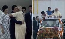 PICS: प्रधानमंत्री मोदी ने जापानी पीएम और उनकी पत्नी का भारत में किया जोरदार स्वागत