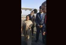 अमेरिका, जापान के साथ त्रिपक्षीय वार्ता करेंगी भारतीय विदेश मंत्री, सुष्मा स्वराज