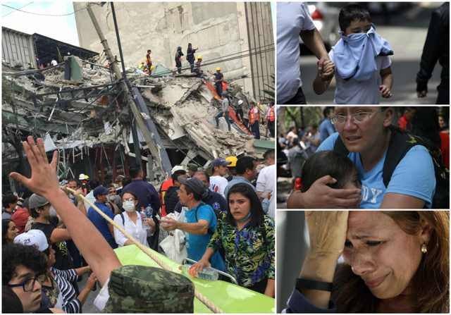 मेक्सिको में भूकंप से भारी तबाही, अब तक 250 की मौत Powerful Earthquake Shakes Mexico Collapses Buildings Over 100 Dead मेक्सिको में भूकंप से भारी तबाही, अब तक 250 की मौत