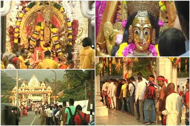 Navratri Starts Today Devotees Crowd In Vaisno Devi Temple And Delhi Temples नवरात्र शुरु: वैष्णो देवी मंदिर समेत देश भर के दुर्गा मंदिरों में श्रद्धालुओं की भीड़