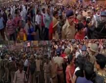 BHU में बवाल जारी, लंका इलाके में फिर जमा हुए हज़ारों छात्र, धरने पर बैठी कांग्रेस