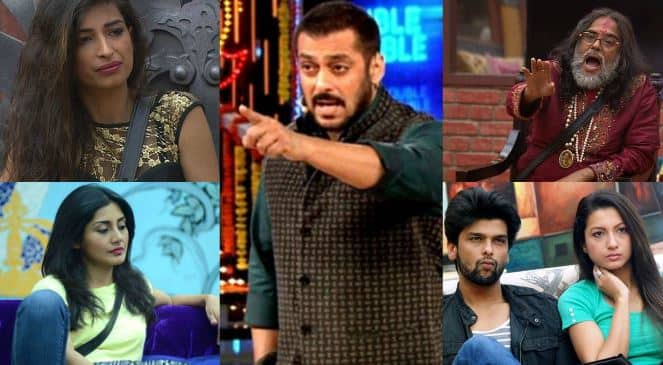 कलर्स टीवी के सबसे चर्चित और विवादित रिएलिटी शो 'बिग बॉस' सीजन 11 के साथ एक बार छोटे पर्दे पर वापस आ रहा है. यह शो पहले सीजन से विवादों के लिए जाना जाता है. इस शो में कभी सलमान का गुस्सा तो कभी कंटेस्टेंट्स की लड़ाई, हर बार कुछ न कुछ ऐसा जरूर होता है जिससे ये शो चर्चा में बना रहता है. आज हम आपको इस शो से जुड़े कुछ ऐसे विवादित लोगों के बारे में बताने जा रहे हैं जिनकी सलमान से कभी नहीं बनी.