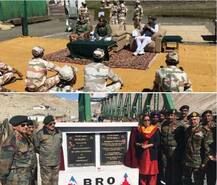 गृह मंत्री ने भारत-चीन सीमा पर, रक्षा मंत्री ने सियाचिन में सैनिकों के साथ दशहरा मनाया