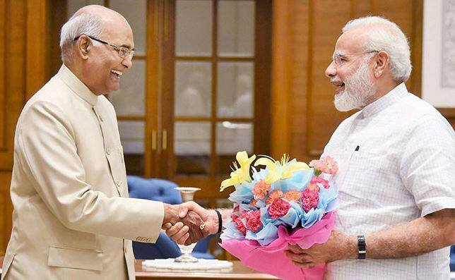 Pm Modi Wishes President Ramnath Kovind On His Birthday प्रधानमंत्री मोदी ने राष्ट्रपति कोविंद को जन्मदिन की बधाई दी