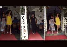 बहन कृष्णा और प्रेमिका दिशा के साथ लंच डेट पर गए टाइगर श्रॉफ