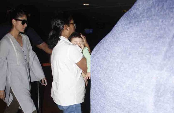 करीना के साथ उनके बेटे तैमूर भी थे.