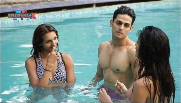 हालांकि, निबेदिता कुछ वक्त के बाद पूल से चली गई और दोनों लव कपल एक दूसरे के साथ क्वालिटी टाइम बिता सकें.