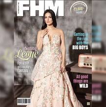 FHM मैगज़ीन के लिए सनी लियोनी ने कराया कवर फ़ोटोशूट