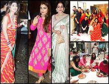 श्रीदेवी, शिल्पा शेट्टी और रवीना टंडन ने अनिल कपूर के घर सेलिब्रेट किया करवा चौथ, देखें तस्वीरें