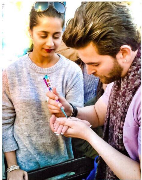 Neil Nitin Mukesh And Rukmini Sahay Celebrates First Karwa Chauth नील नितिन मुकेश और रुक्मिणी सहाय ने फिल्म के सेट पर मनाया पहला करवाचौथ