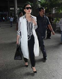 दिवाली सेलिब्रेट करने के लिए बेटे तैमूर के साथ मुंबई वापस लौटीं करीना कपूर, देखें तस्वीरें