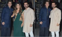 SEE PICS: आमिर खान की दिवाली पार्टी में पत्नी गौरी संग पहुंचे शाहरुख खान