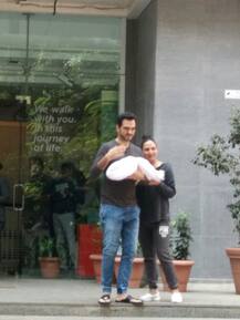 ईशा देओल ने दिया बच्ची को जन्म, तस्वीरों में देखिए अस्पताल से घर जाती ईशा 