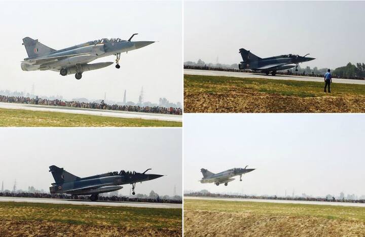 आज पूरी दुनिया ने भारत की ताकत देखी. आगरा-लखनऊ एक्सप्रेस-वे पर भारतीय वायुसेना के कुछ लड़ाकू विमानों ने लैंडिग और कुछ से टच डाऊन का अभ्यास किया. वायुसेना के 20 विमान आगरा-लखनऊ एक्सप्रेस-वे पर उतरे. ये किसी एक्सप्रेस-वे पर अब तक की सबसे बड़ी लैंडिंग थी. देखें तस्वीरे