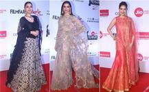 मराठी फिल्मफेयर अवॉर्ड्स में शामिल हुईं दीपिका पादुकोण और माधुरी दीक्षित, देखें तस्वीरें