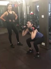 आलिया की फिटनेस कोच बनी कैटरीना, जिम में साथ बहा रही है पसीना