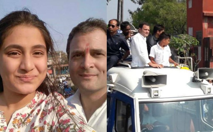 Gujarat Assembly Elections 2017: two fan on Rahul Gandhi ‘s van राहुल गांधी के दो दीवाने: मानव पटेल ने दिखाया गुजरात का सच