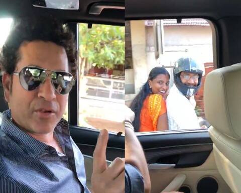 WATCH: फिर खास मिशन पर निकले सचिन, कार रोक कर दी जरुरी सलाह WATCH: फिर खास मिशन पर निकले सचिन, कार रोक कर दी जरुरी सलाह
