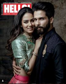 Hello मैगजीन के लिए शाहिद-मीरा ने कराया HOT फ़ोटोशूट