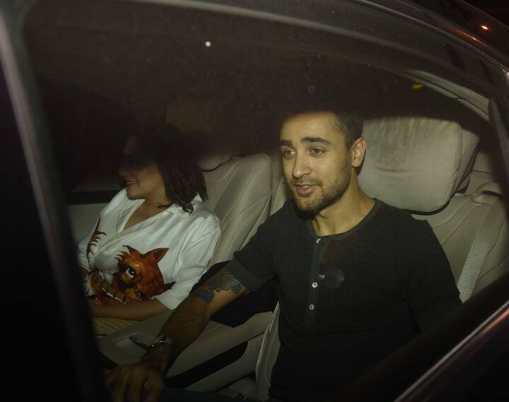 लंबे समय से फिल्मों से दूर इमरान खान नजर नहीं आते, लेकिन वो भी इस पार्टी में शरीक हुए और वो भी अपनी पत्नी के साथ.