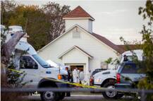 तस्वीरों में - अमेरिका के टेक्सास में चर्च पर हुए हमले में 27 की मौत, लोगों ने जाहिर की संवेदनाएं