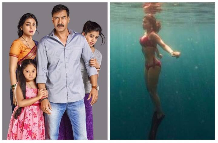 अजय देवगन के साथ बॉलीवुड फिल्म 'दृश्यम' में सीधी-सादी महिला की भूमिका में नज़र आने वाली अभिनेत्री श्रिया सरन रीयल लाइफ में बहुत ही ग्लैमरस और हॉट हैं. 