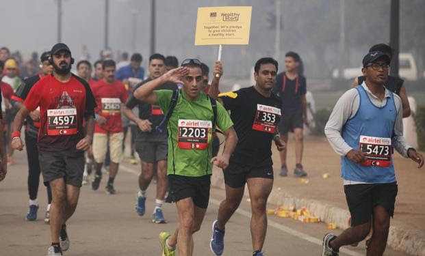 प्रदूषण: दिल्ली हाफ मैराथन स्थगित करवाने के लिए हाईकोर्ट पहुंचा आईएमए