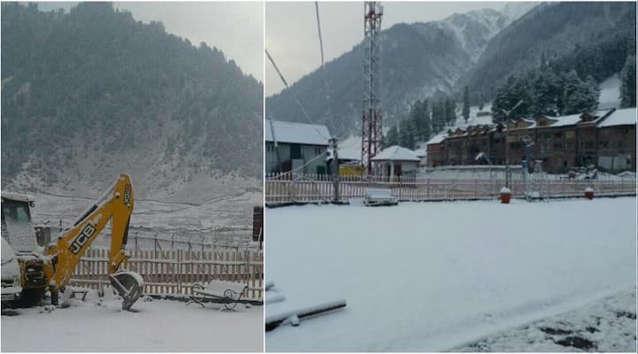   गंदरबल जिले के मैदानों में बारिश होने पर सोनामर्ग और थजवा में हल्की बर्फबारी दर्ज की गई थी. दिन के तापमान में गिरावट के साथ अब घाटी के लोगों ने गर्म कपड़े पहनना शुरू कर दिया है.