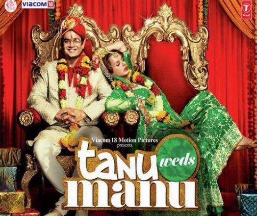 3.तनु वेड्स मनु बॉलीवूड के बेहतरीन डारेक्टर आनंद एल. राय की फिल्म तनु वेड्स मनु में आर. माधवन और कंगना रनौट मुख्य किरदार में थे. कंगना की दमदार अदाकारी और आर. माधवन के अंदाज ने दर्शकों कों फिल्म देखने के लिए मजबूर किया. शादी, प्यार और तकरार पर आधारित यह फिल्म 17.5 करोड़ में बनी और 56 करोड़ का कारोबार करने में कामेयाब रही.