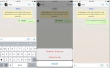 WhatsApp पर \'डिलीट फॉर एवरीवन\' करने के बावजूद पढ़ा जा सकता है आपका मैसेज