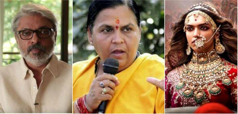 Sanjay leela bhansali should respect sentiments of Rajput community, says Uma bharti 'पद्मावती' विवाद में कूदीं उमा भारती, कहा- भंसाली को लोगों की भावनाओं का ध्यान रखना चाहिए