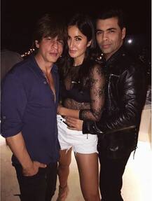 तस्वीरों में - जब एक साथ नजर आए शाहरुख, कैटरीना और करण जौहर 