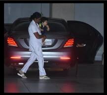  11 महीने के तैमूर अली खान नानी बबीता कपूर के घर के सामने किए गए स्पॉट