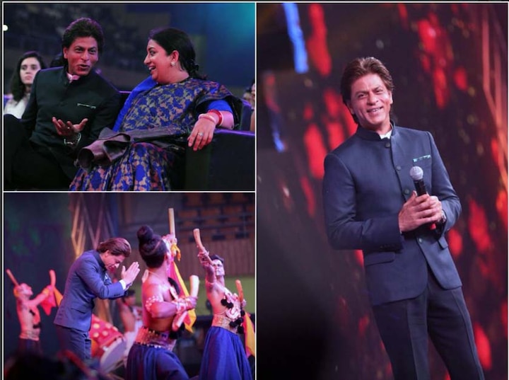 SRK invokes ‘Vasudhaiva Kutumbakam’ at controversy-hit IFFI In Pics: रंगारंग कार्यक्रम के साथ IFFI शुरू, शाहरूख खान ने किया उद्घाटन