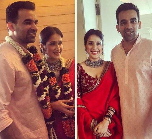 भारतीय क्रिकेट टीम के दिग्गज पूर्व तेज गेंदबाज जहीर खान ने अपनी मंगेतर और ‘चक दे इंडिया’ फेम अभिनेत्री सागरिका घाटगे से शादी कर ली.