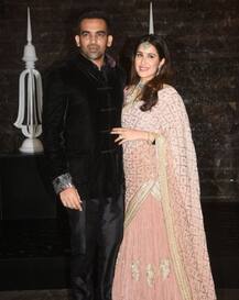 IN PICS: जहीर-सागरिका ने शादी के बाद करीबी दोस्तों के लिए किया डिनर पार्टी का आयोजन