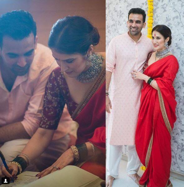 इस पार्टी की तस्वीरों ने सोशल मीडिया पर चार चांद लगा दिए है. फैंस इन तस्वीरों को ढूंढ कर लाइक और कमेंट कर रहे हैं. सागरिका शादी में बिजी होने के बावजूद भी सोशल मीडिया पर एक्टिव हैं और तस्वीरें साझा कर रही हैं. (तस्वीर: sagarikaghatge)